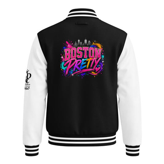 Heavyweight letterman jacket - Boston Pretty & Puff