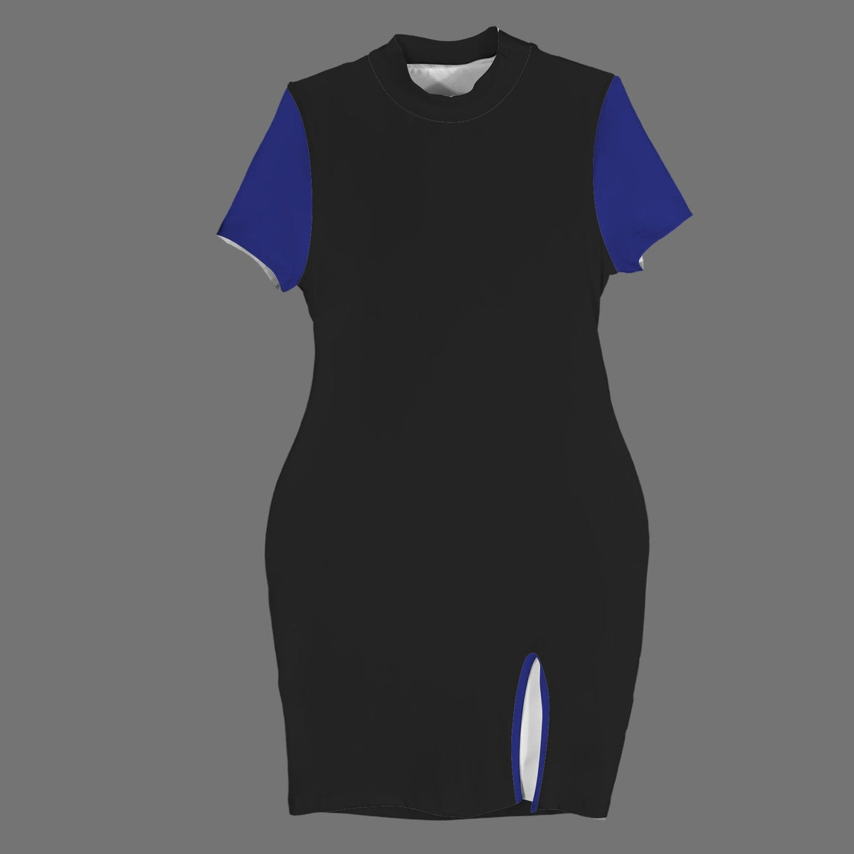 Blue pattern dress - Boston Pretty & Puff