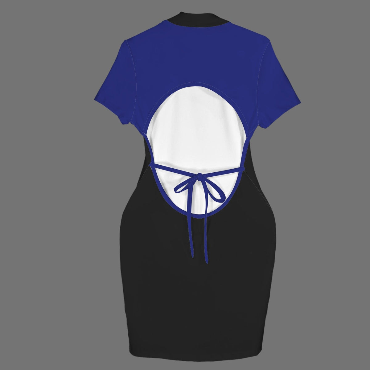 Blue pattern dress - Boston Pretty & Puff