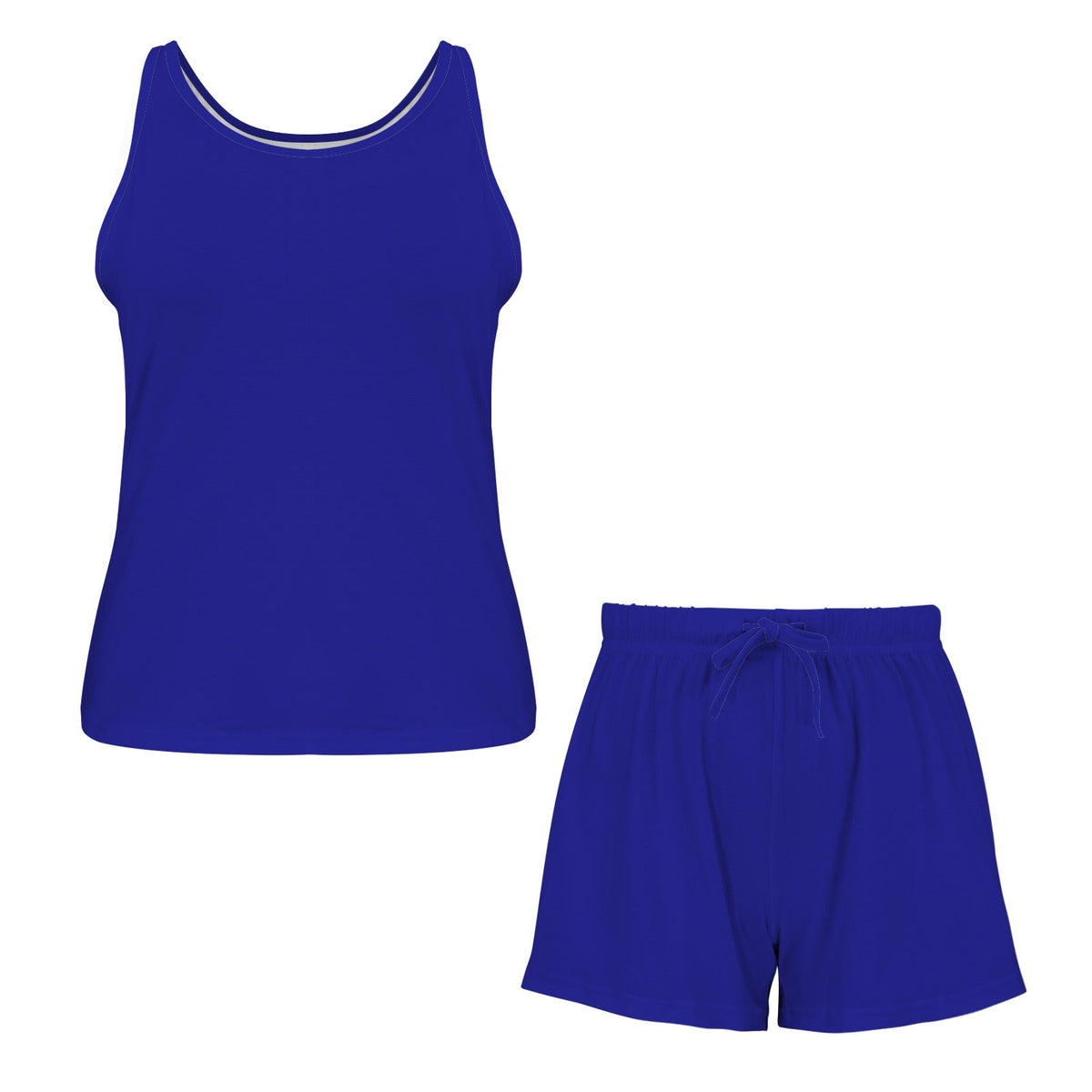 blue shorts - Boston Pretty & Puff