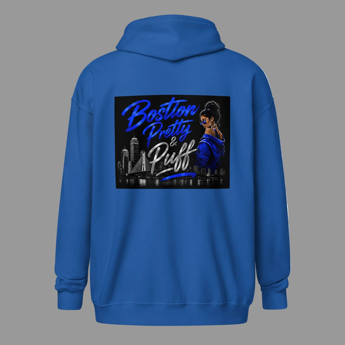 Boston Pretty & Puff zip hoodie - Boston Pretty & Puff