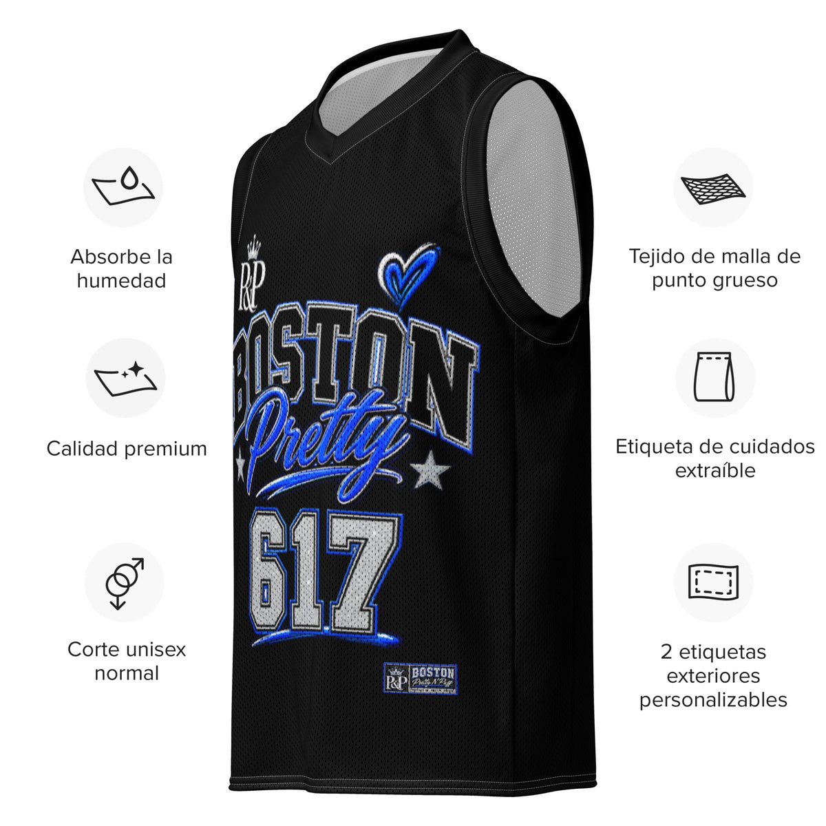 BPP basketball jeresey - Boston Pretty & Puff