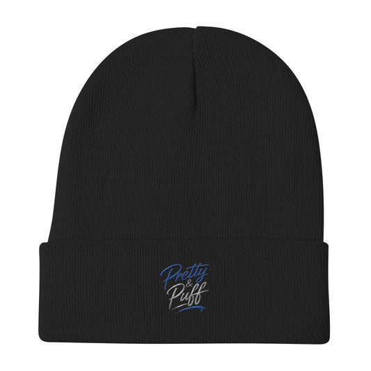 Embroidered Beanie - Boston Pretty & Puff
