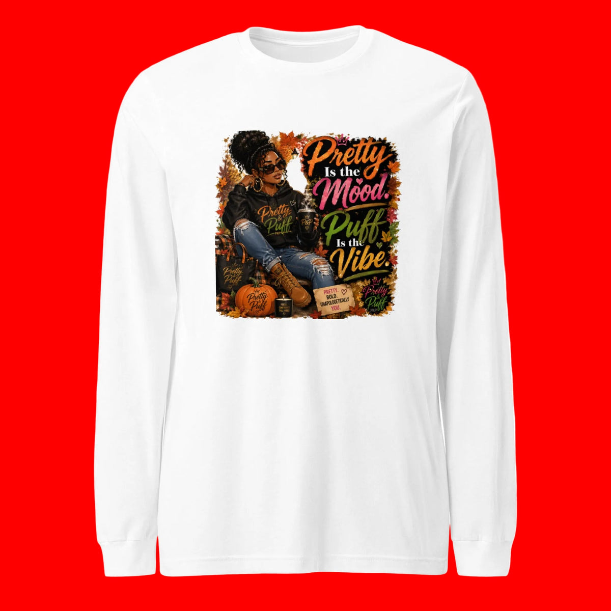 Fall Vibe Long Sleeve - Boston Pretty & Puff