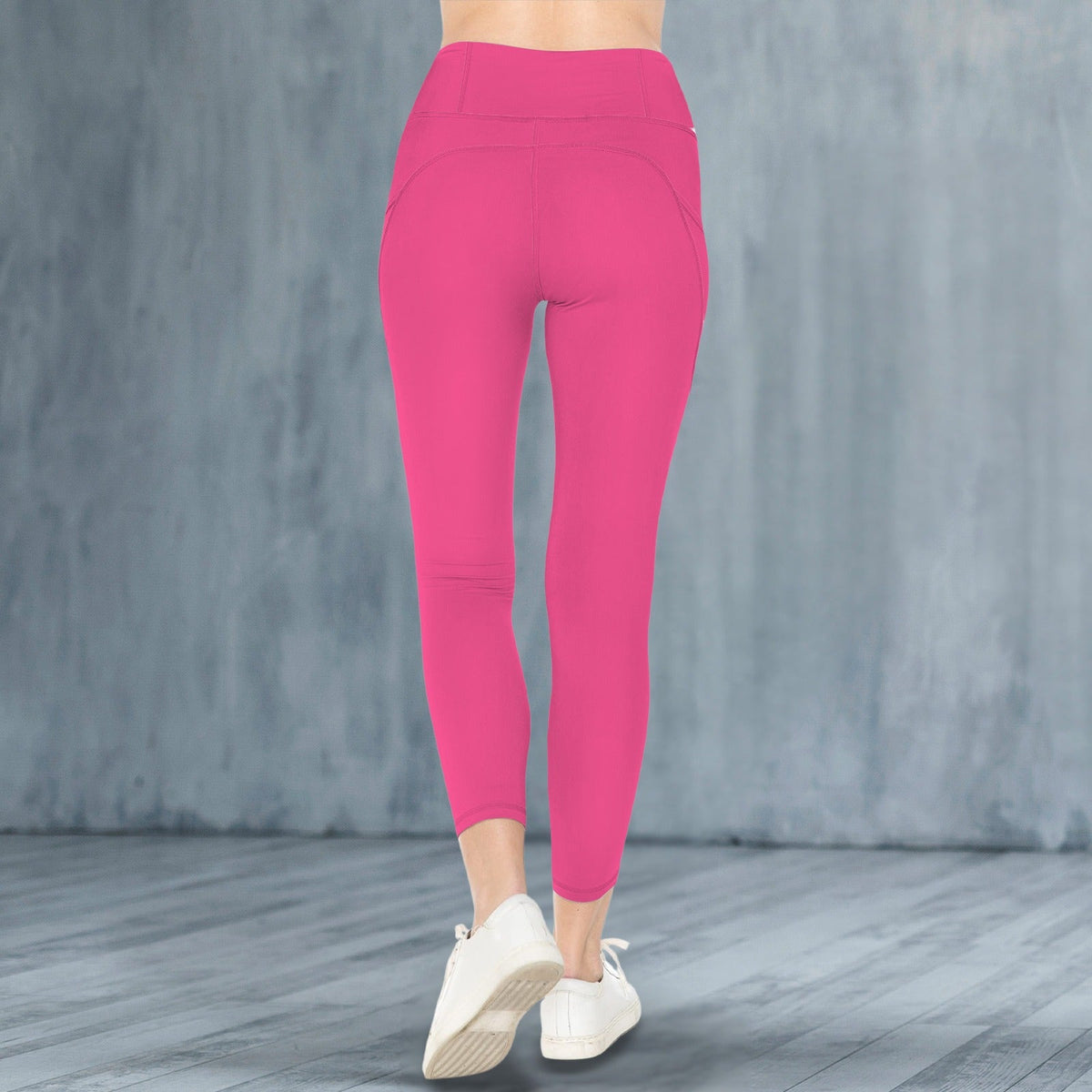 Glow Leggings-Custom Personalized Women's High Waist Pockets Yoga Leggings - Boston Pretty & Puff