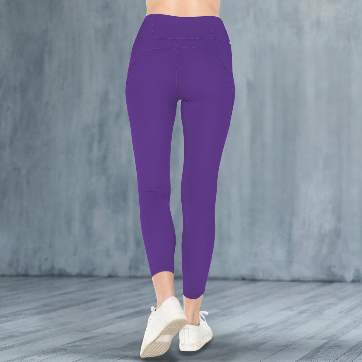 Glow Leggings-Custom Personalized Women's High Waist Pockets Yoga Leggings - Boston Pretty & Puff