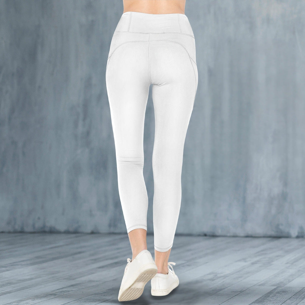 Glow Leggings-Custom Personalized Women's High Waist Pockets Yoga Leggings - Boston Pretty & Puff