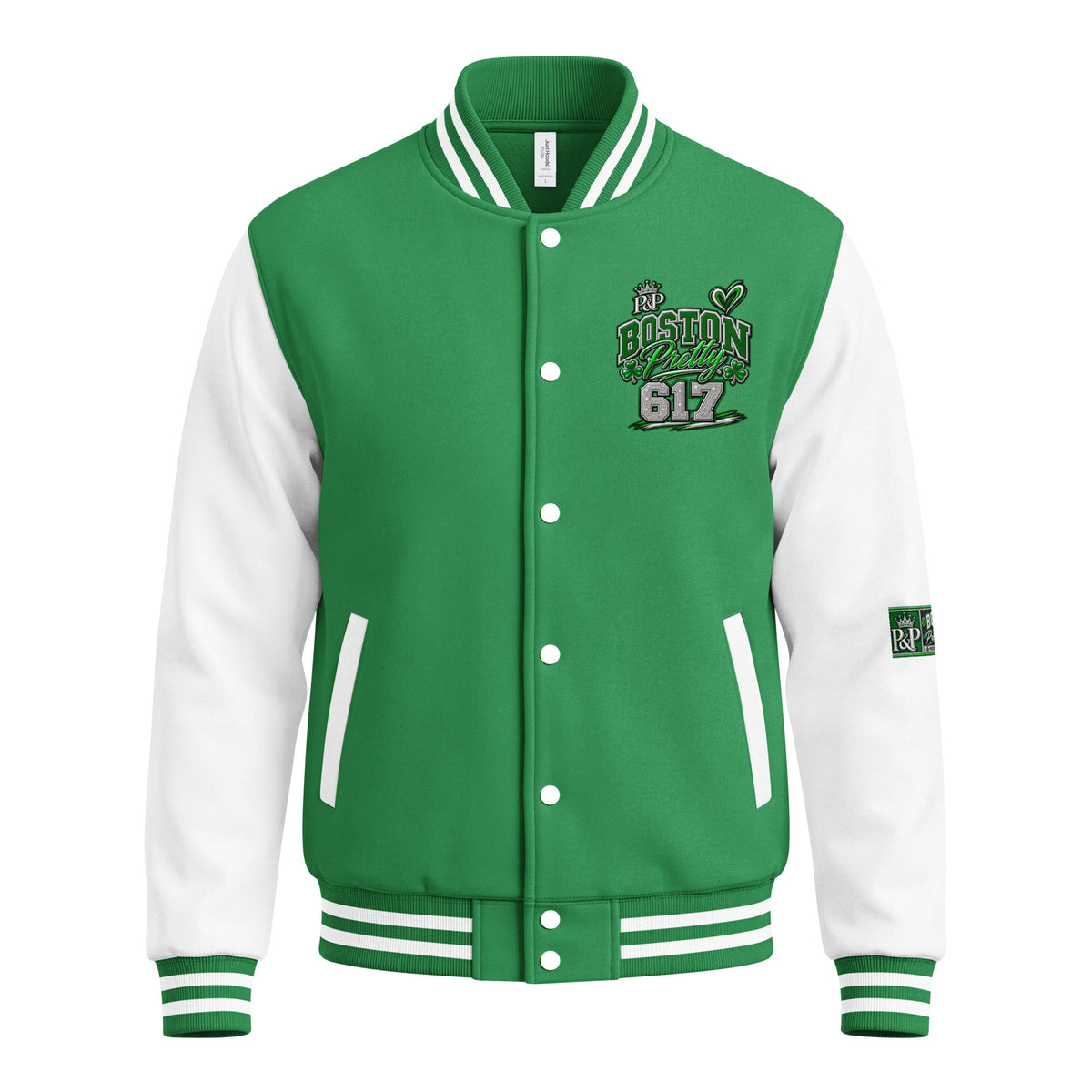Heavyweight letterman jacket - Boston Pretty & Puff