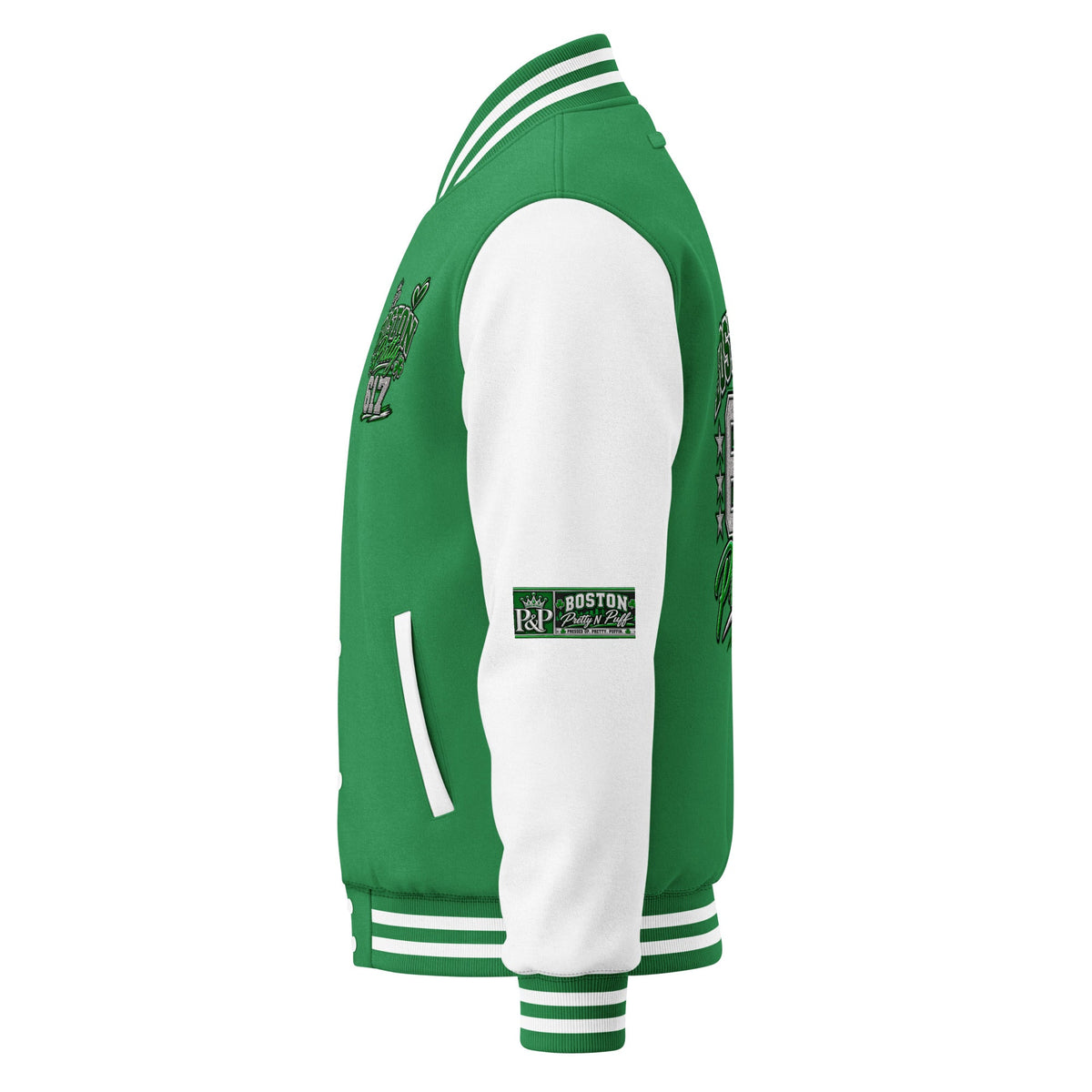 Heavyweight letterman jacket - Boston Pretty & Puff