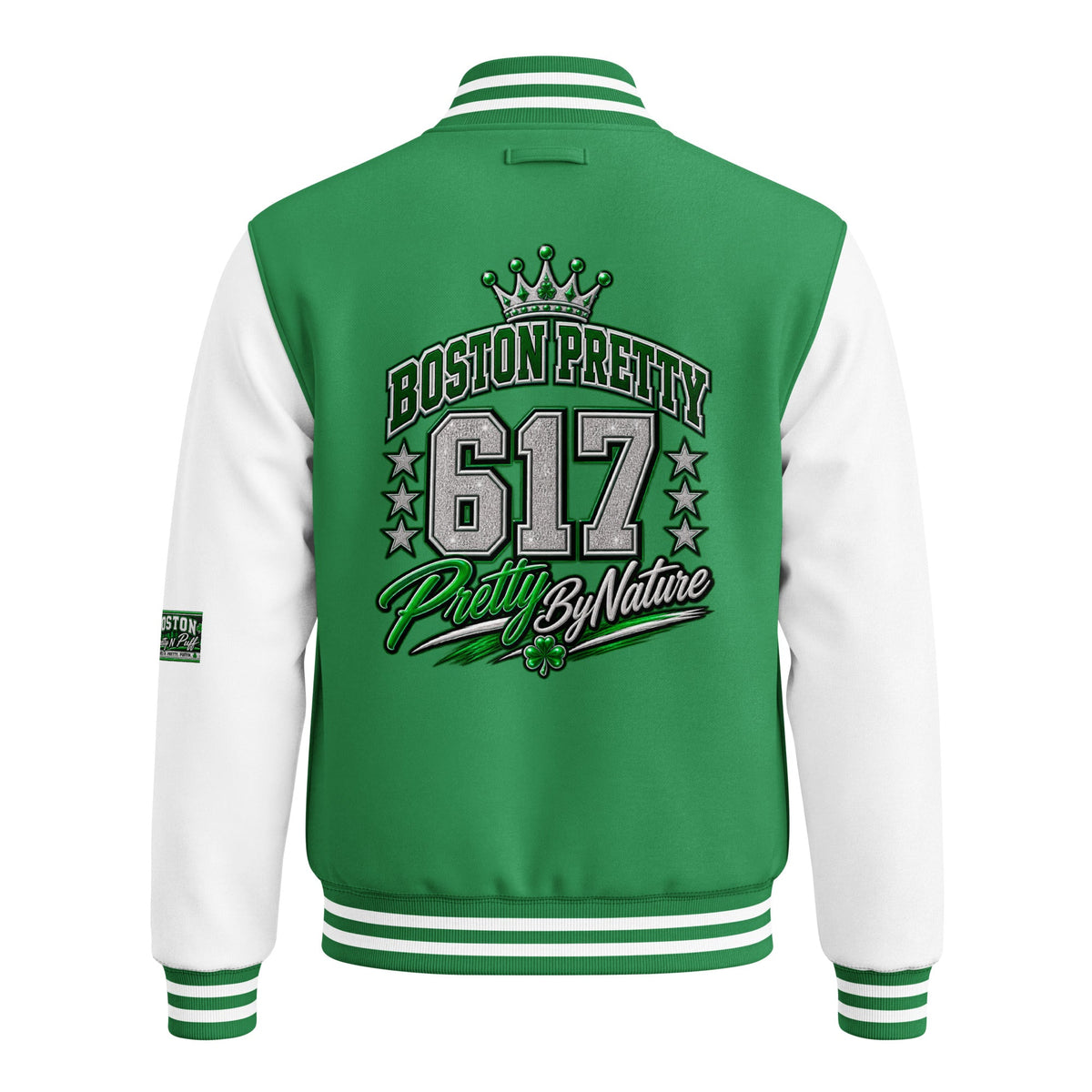 Heavyweight letterman jacket - Boston Pretty & Puff