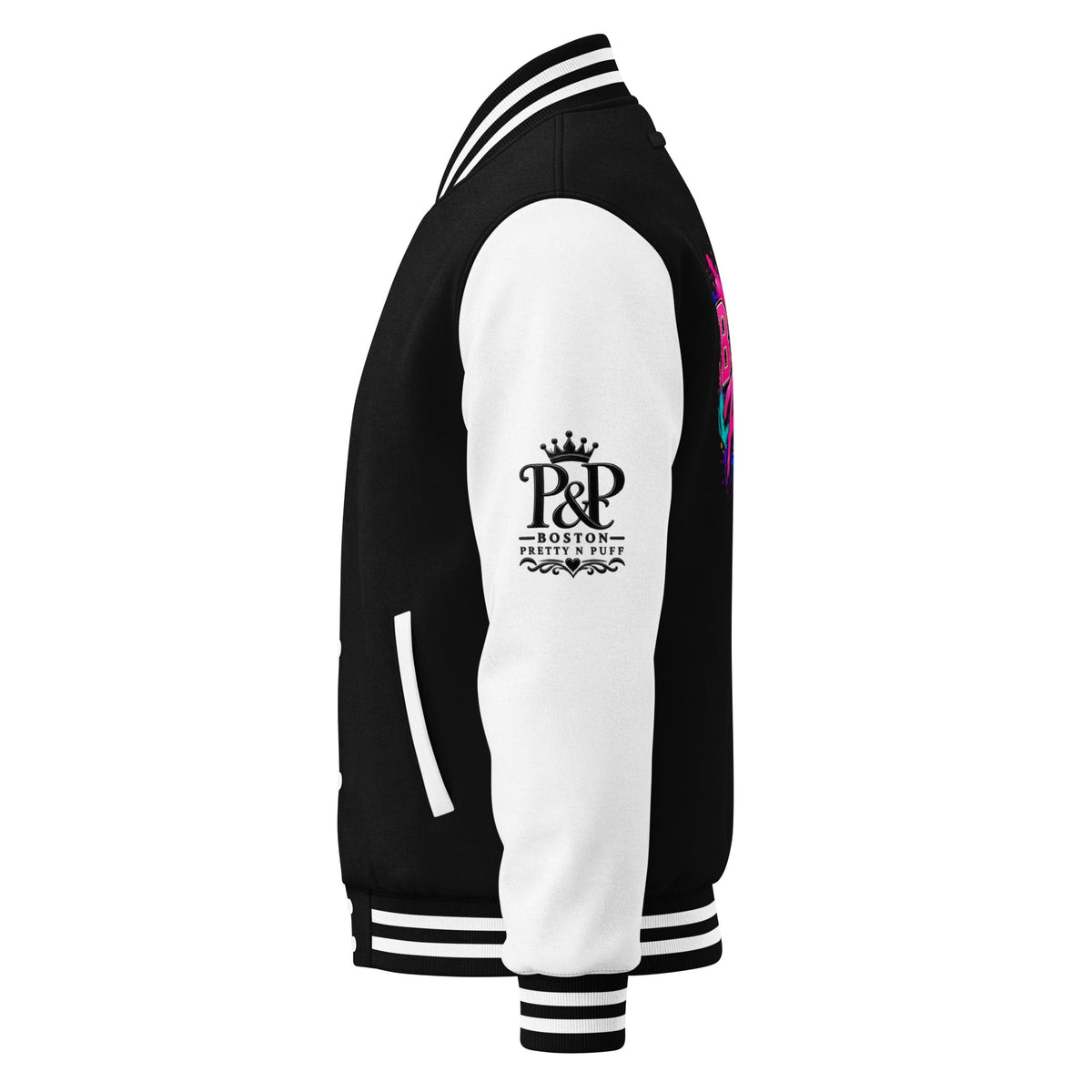 Heavyweight letterman jacket - Boston Pretty & Puff