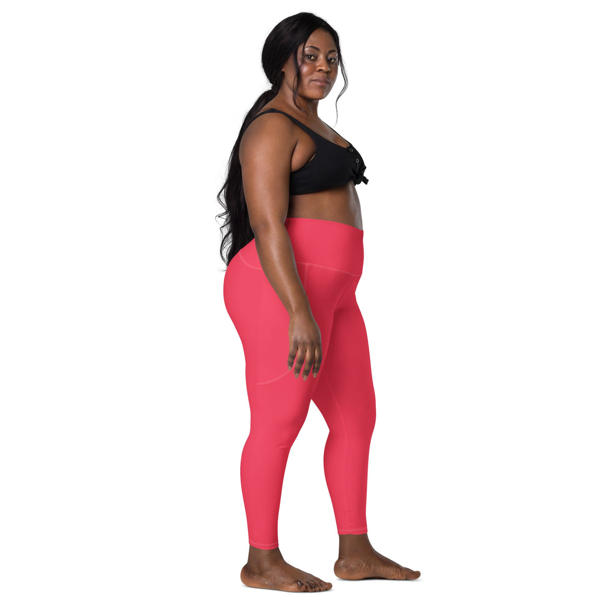 High-Waisted Pocket Leggings for Active Lifestyle | Made with Recycled Materials - Boston Pretty & Puff