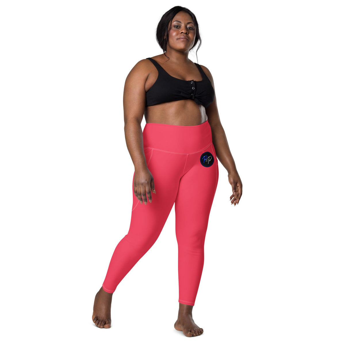 High-Waisted Pocket Leggings for Active Lifestyle | Made with Recycled Materials - Boston Pretty & Puff