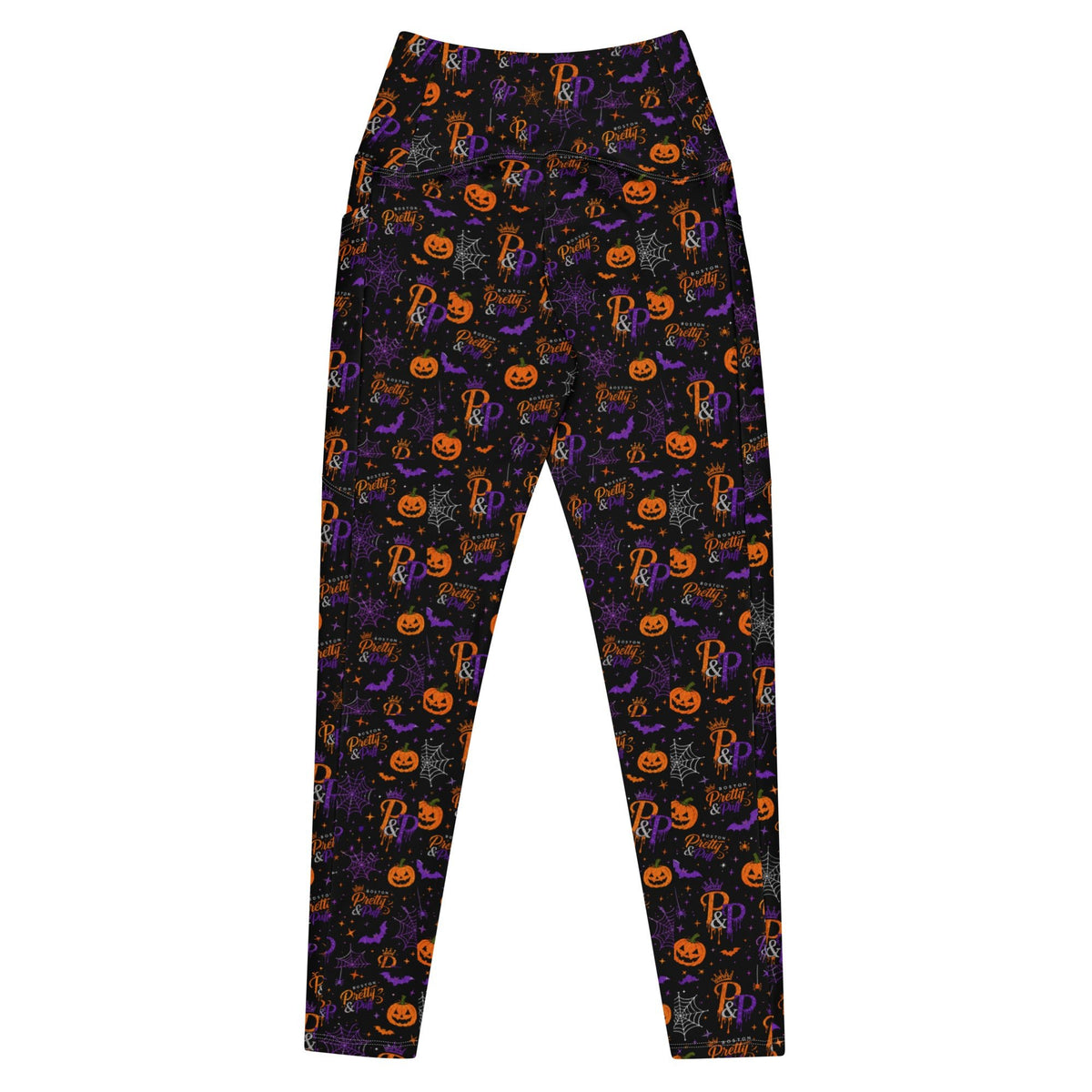High-Waisted Pocket Leggings for Workouts and Strolls - Boston Pretty & Puff