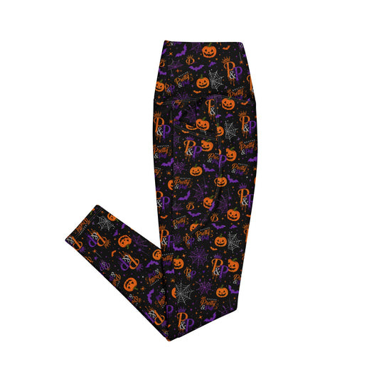 High-Waisted Pocket Leggings for Workouts and Strolls - Boston Pretty & Puff