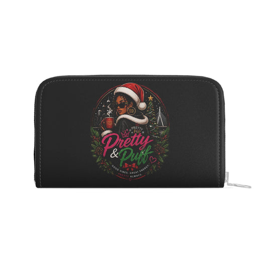 Leather Zip Purse - Boston Pretty & Puff