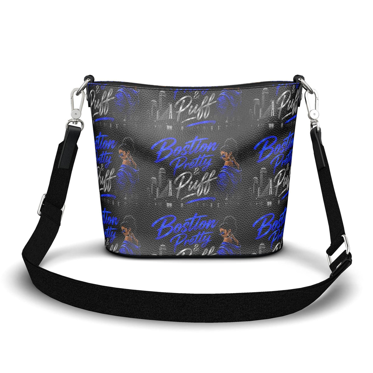 Penzance Large Leather Bucket Tote - Boston Pretty & Puff