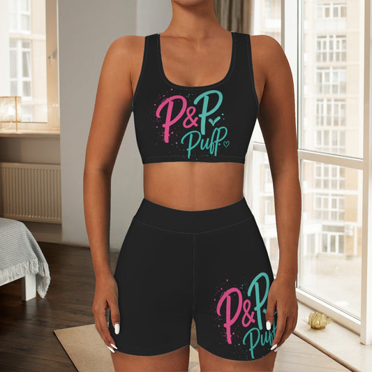 P&P Black pink - Boston Pretty & Puff
