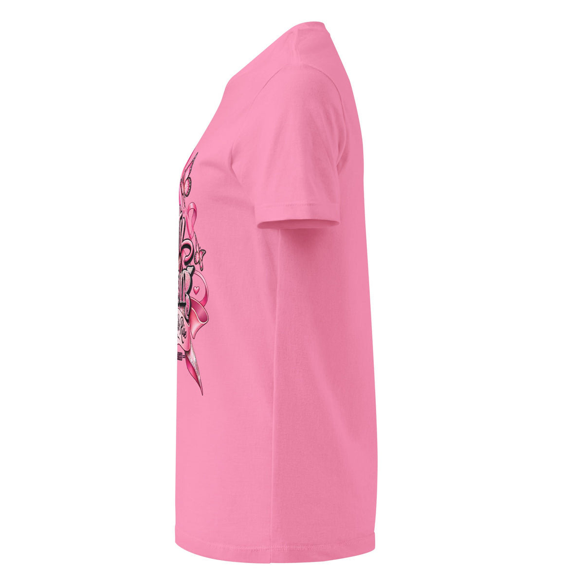 Pretty Strong Breast Cancer t-shirt - Boston Pretty & Puff