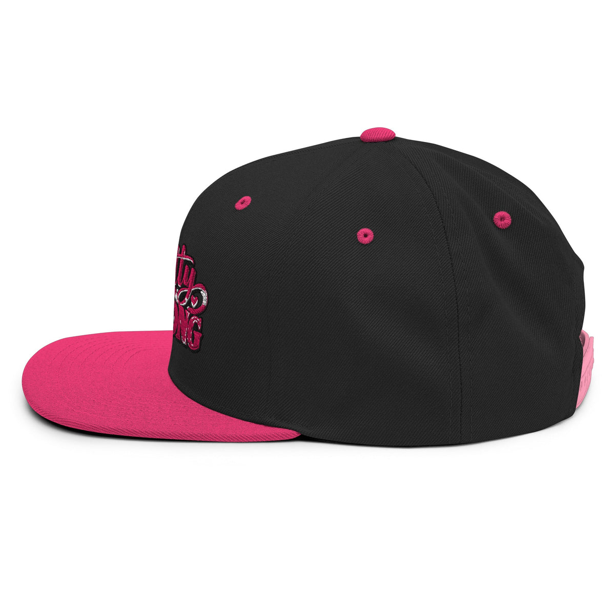 Pretty Strong Snapback Hat - Boston Pretty & Puff