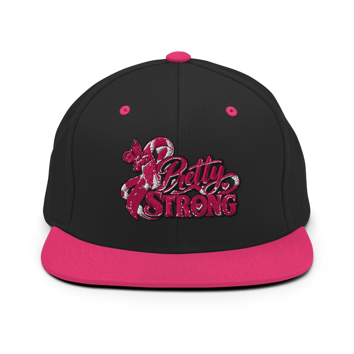 Pretty Strong Snapback Hat - Boston Pretty & Puff