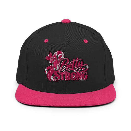 Pretty Strong Snapback Hat - Boston Pretty & Puff