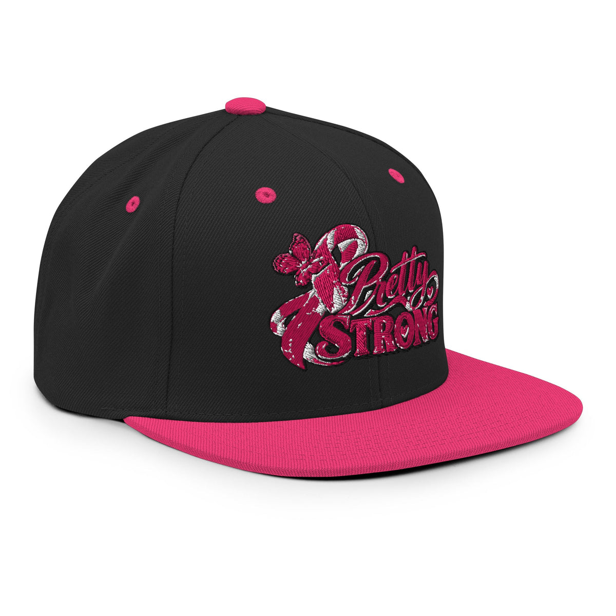 Pretty Strong Snapback Hat - Boston Pretty & Puff