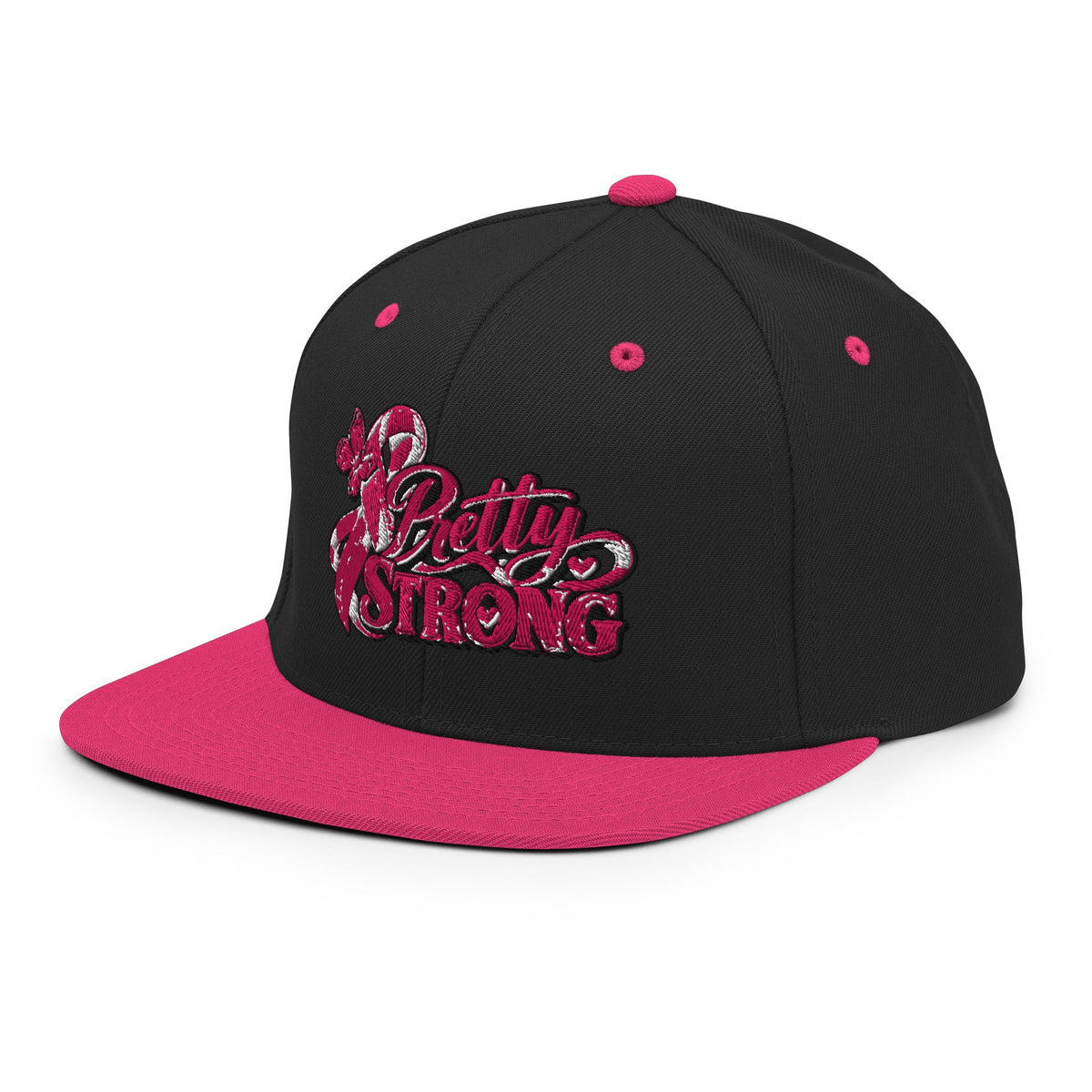 Pretty Strong Snapback Hat - Boston Pretty & Puff