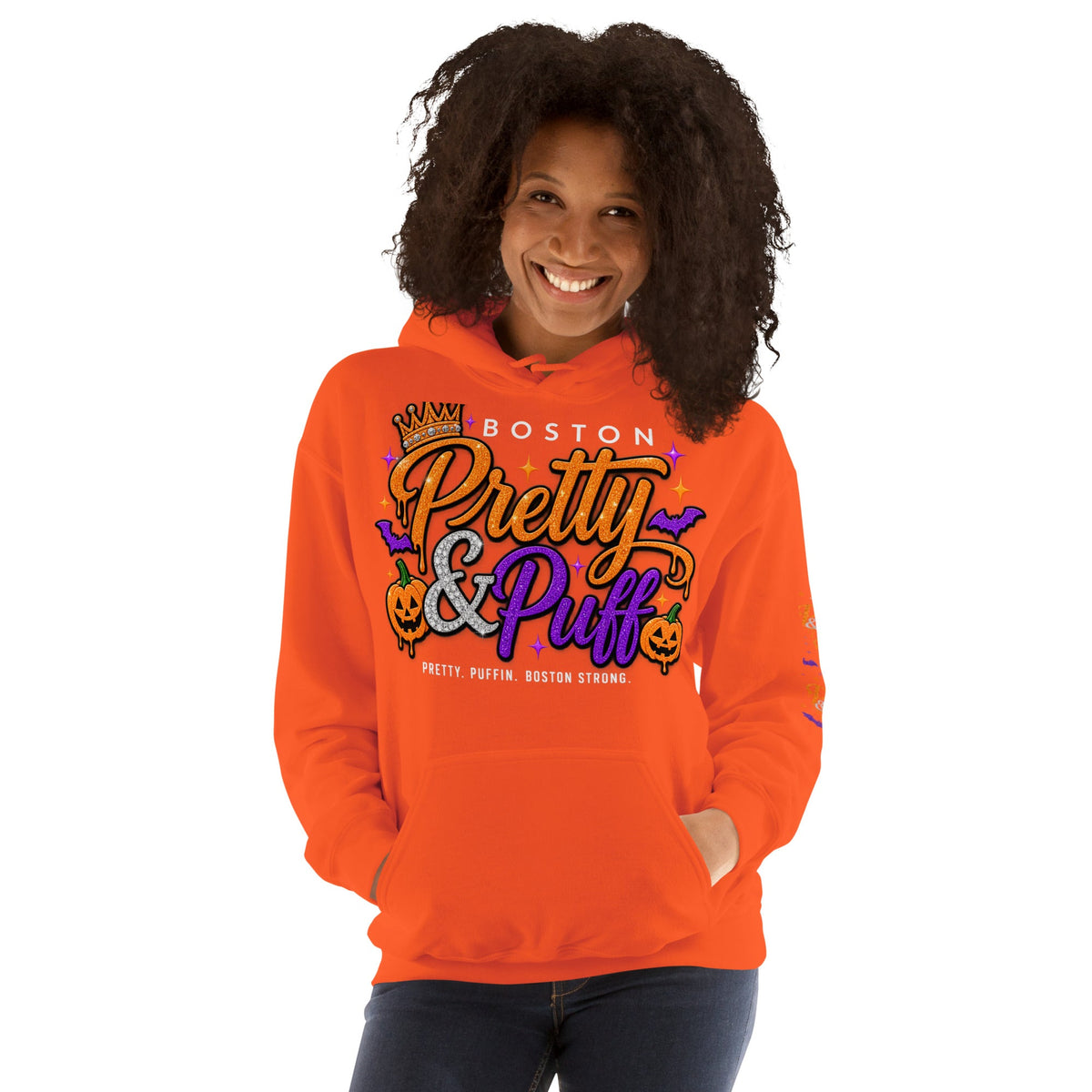Soft & Stylish Hoodie for Cool Evenings - Cozy & Comfy Pullover with Double-lined Hood - Boston Pretty & Puff