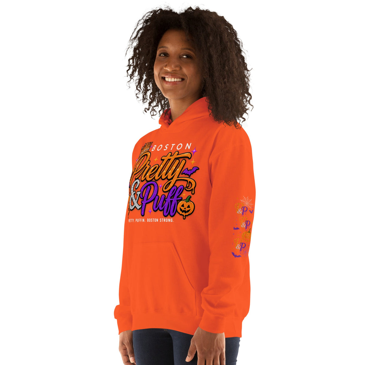 Soft & Stylish Hoodie for Cool Evenings - Cozy & Comfy Pullover with Double-lined Hood - Boston Pretty & Puff