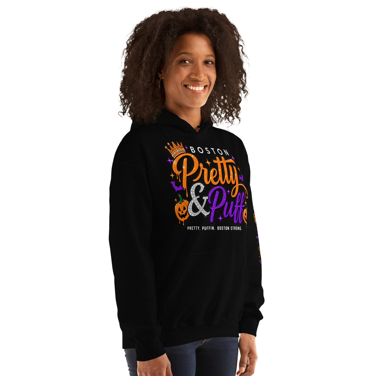 Soft & Stylish Hoodie for Cool Evenings - Cozy & Comfy Pullover with Double-lined Hood - Boston Pretty & Puff