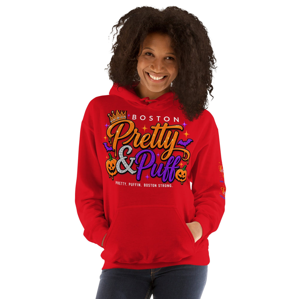 Soft & Stylish Hoodie for Cool Evenings - Cozy & Comfy Pullover with Double-lined Hood - Boston Pretty & Puff