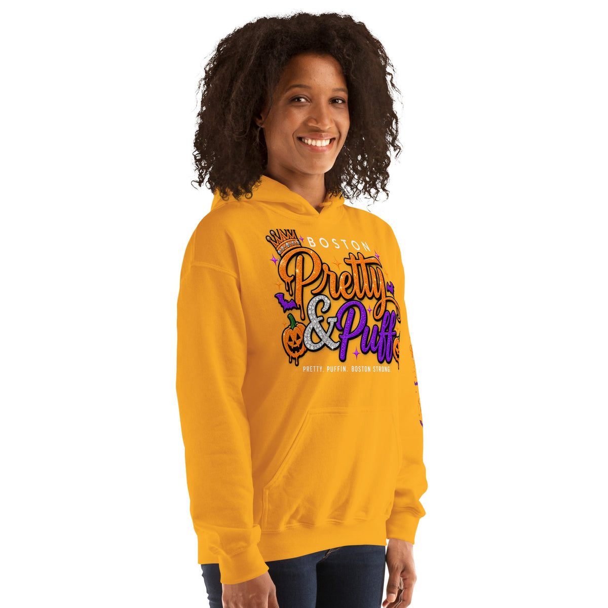 Soft & Stylish Hoodie for Cool Evenings - Cozy & Comfy Pullover with Double-lined Hood - Boston Pretty & Puff