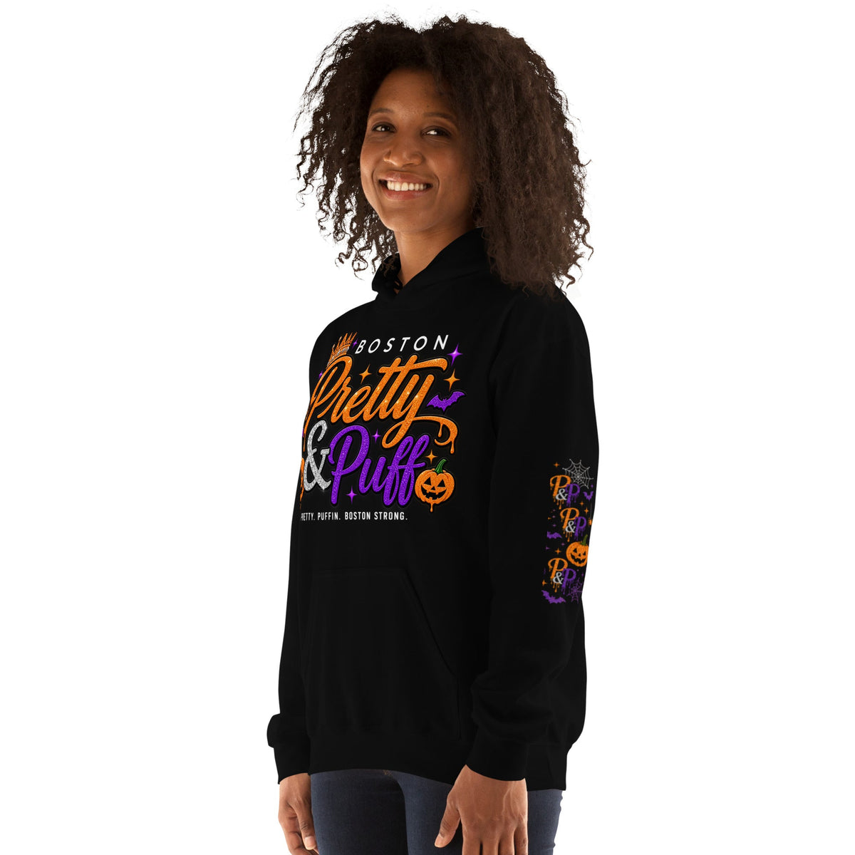 Soft & Stylish Hoodie for Cool Evenings - Cozy & Comfy Pullover with Double-lined Hood - Boston Pretty & Puff
