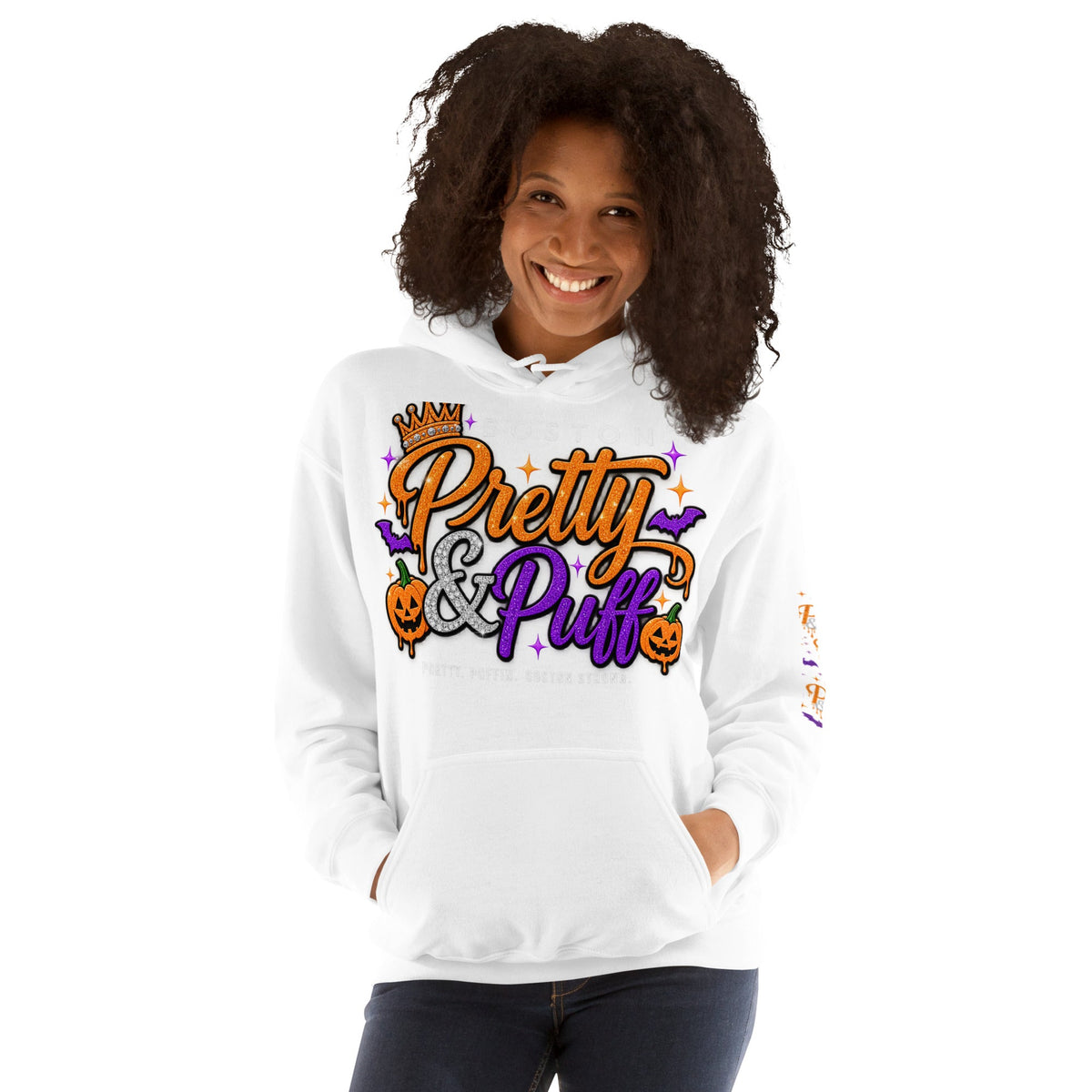 Soft & Stylish Hoodie for Cool Evenings - Cozy & Comfy Pullover with Double-lined Hood - Boston Pretty & Puff