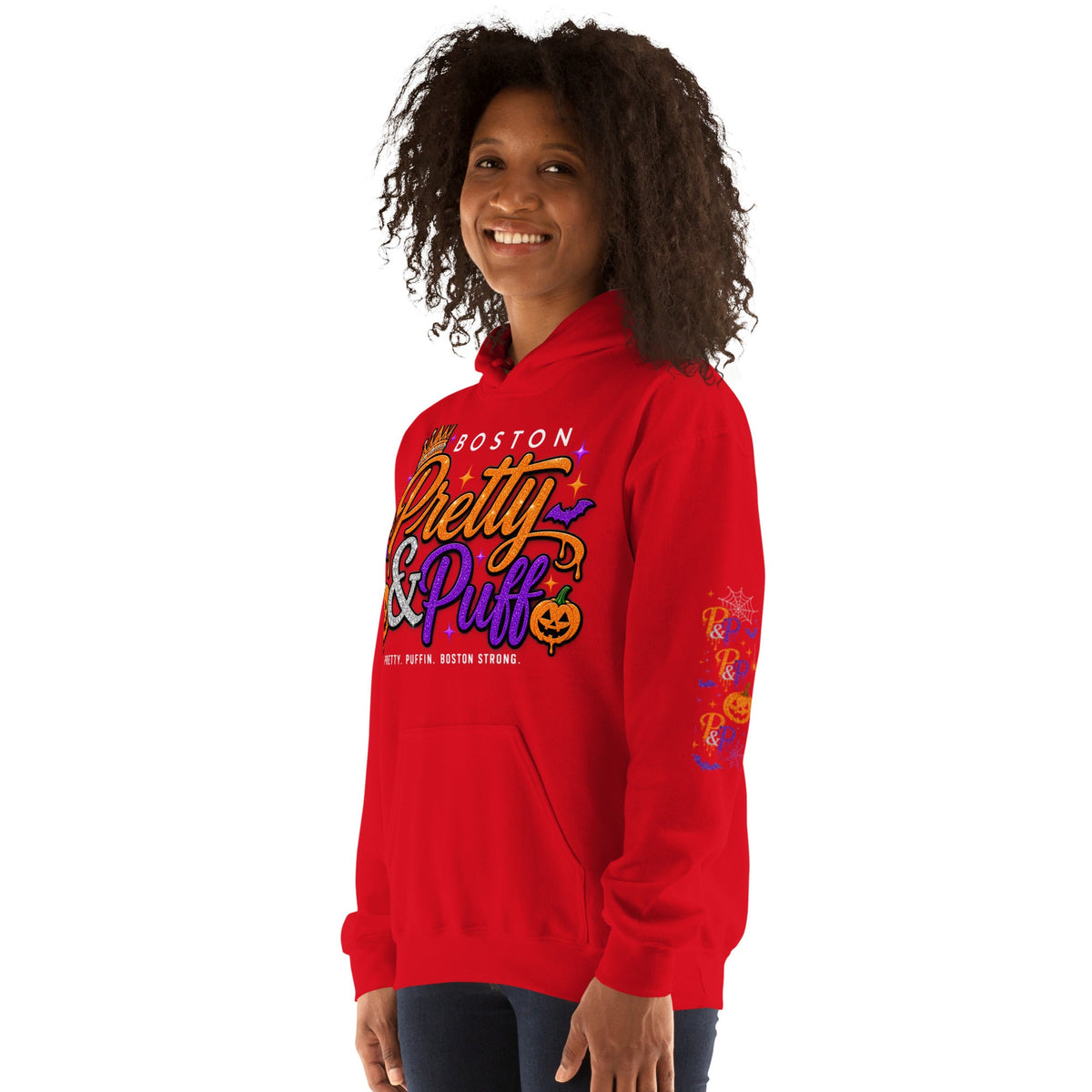 Soft & Stylish Hoodie for Cool Evenings - Cozy & Comfy Pullover with Double-lined Hood - Boston Pretty & Puff