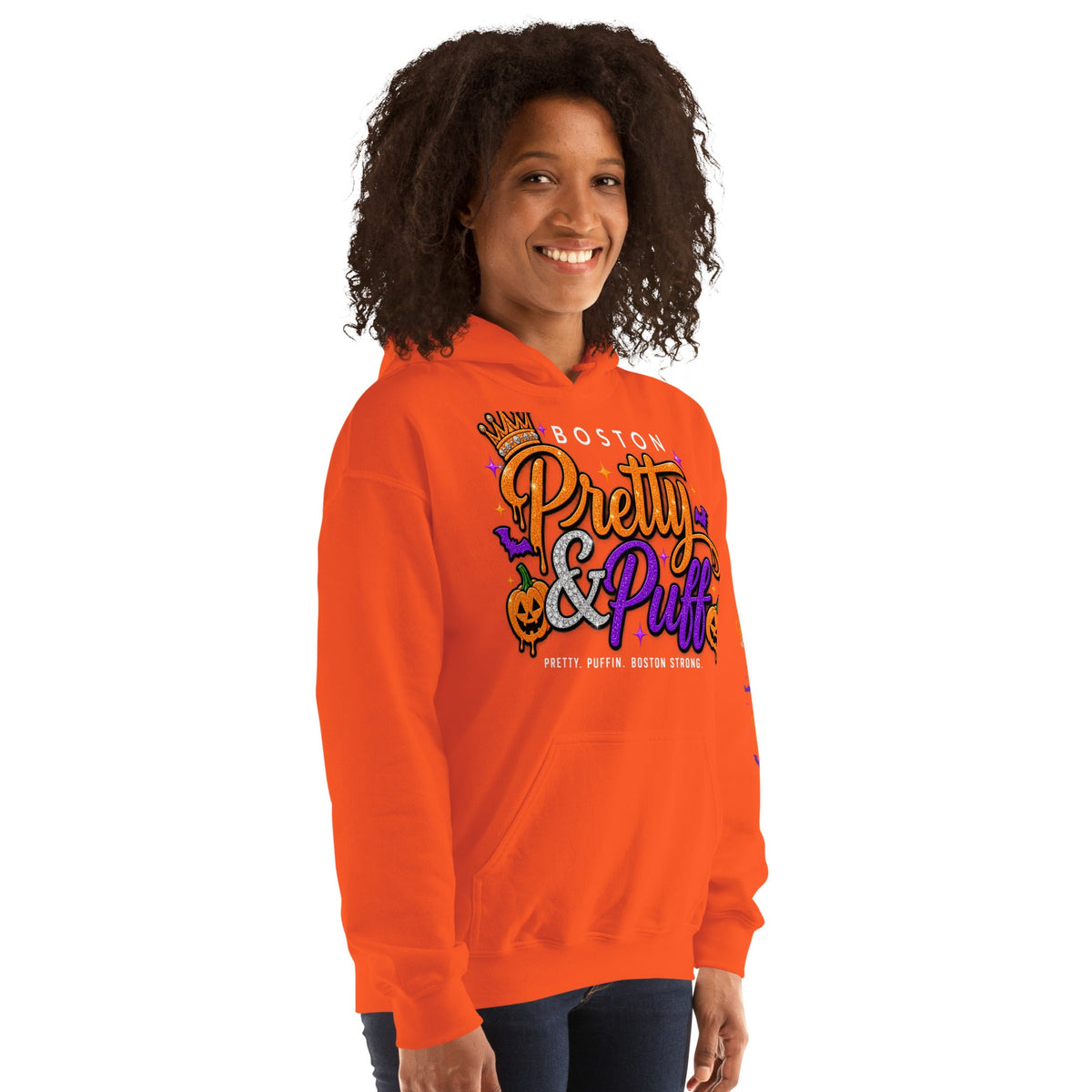 Soft & Stylish Hoodie for Cool Evenings - Cozy & Comfy Pullover with Double-lined Hood - Boston Pretty & Puff