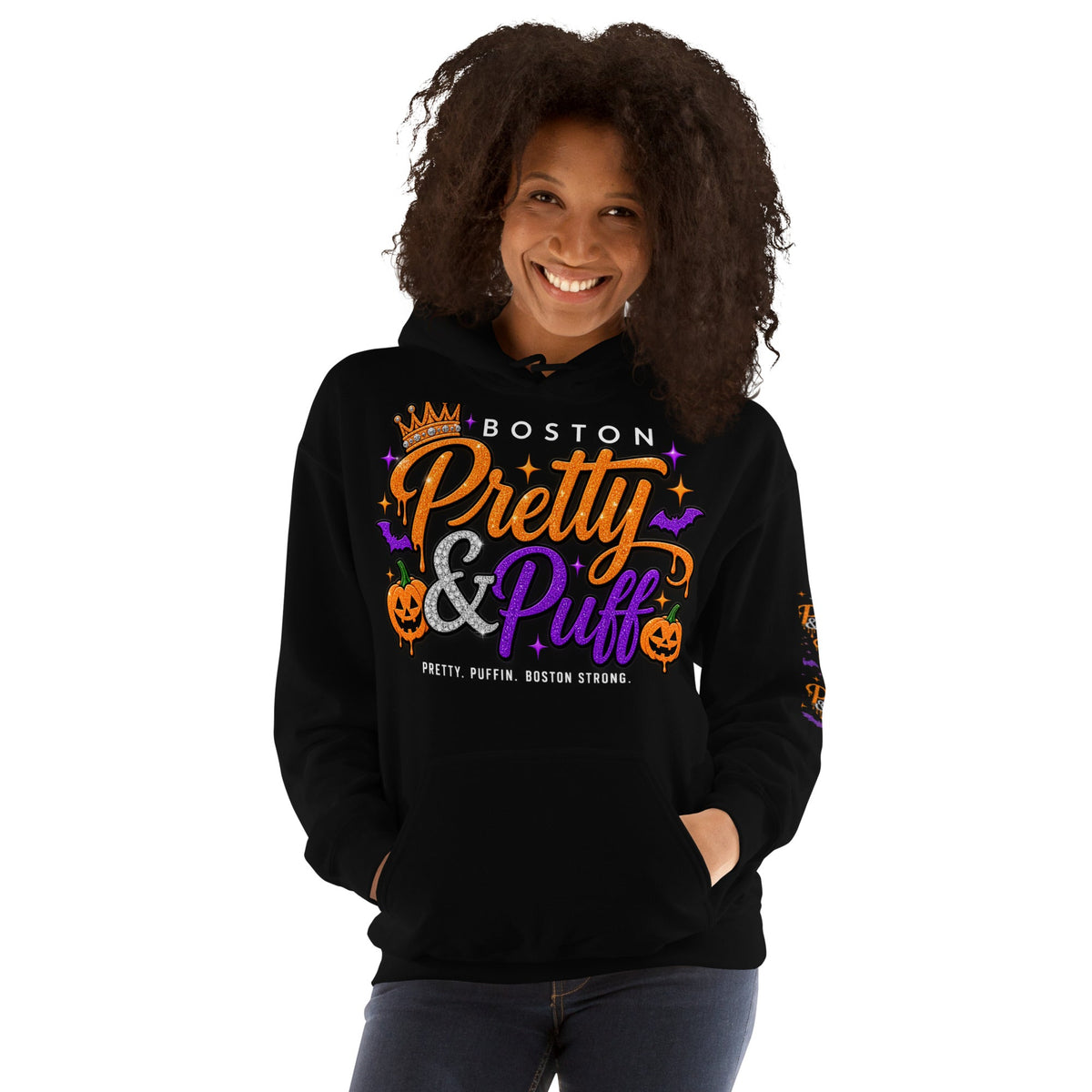 Soft & Stylish Hoodie for Cool Evenings - Cozy & Comfy Pullover with Double-lined Hood - Boston Pretty & Puff