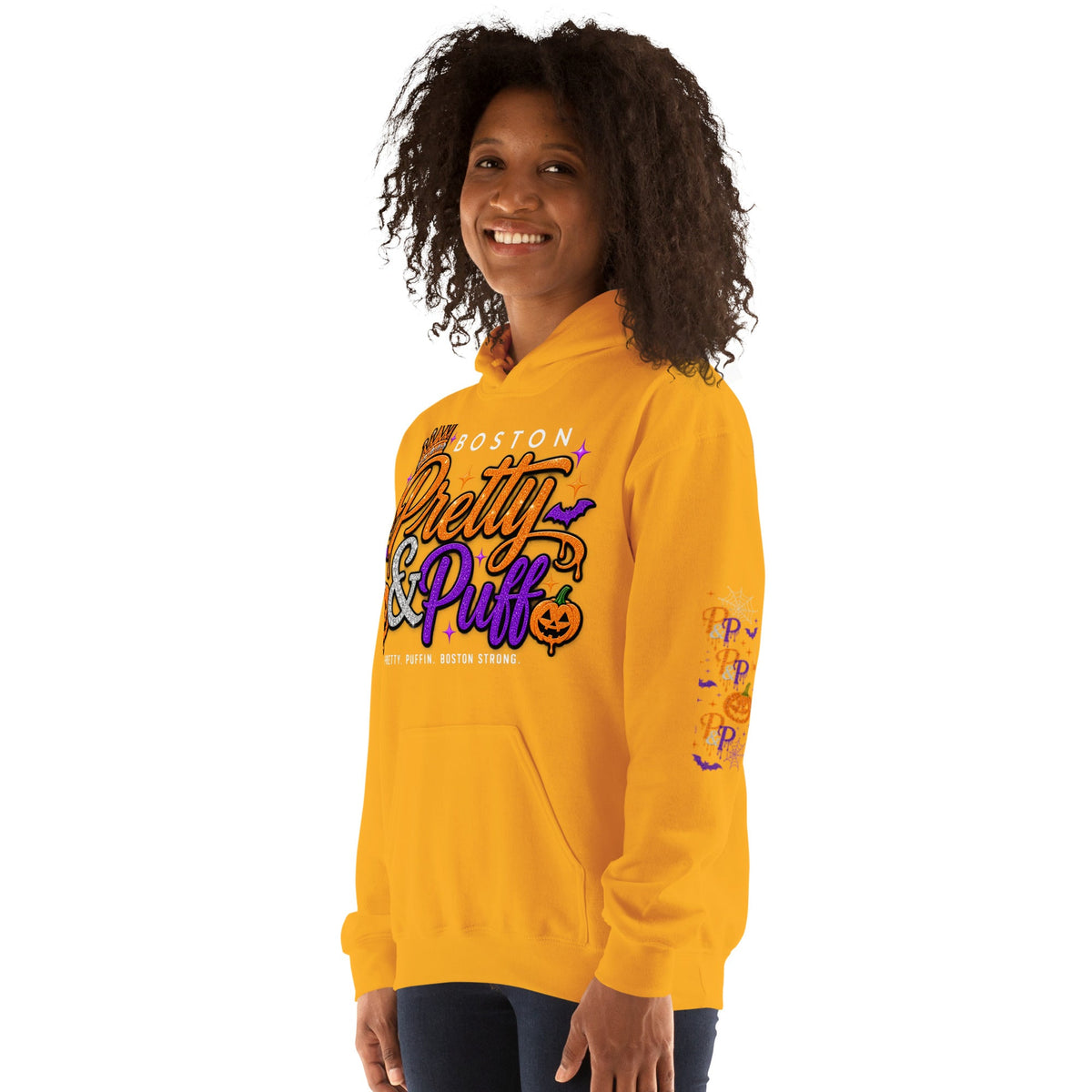 Soft & Stylish Hoodie for Cool Evenings - Cozy & Comfy Pullover with Double-lined Hood - Boston Pretty & Puff