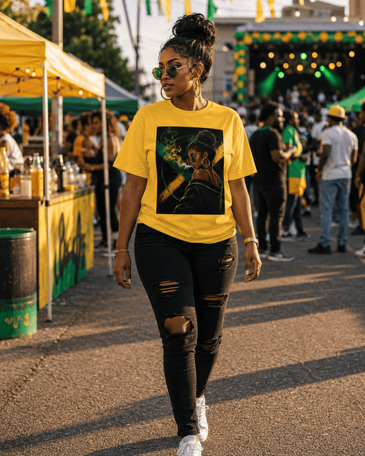 Yardie Vibe T-shirt - Boston Pretty & Puff